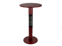 Monti HeatLine Vibe bartafel met terrasverwarmer 1500W ø60cm (h: 110cm)