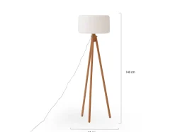 New Garden Chloe staande buitenlamp led dimbaar met kabel ø 43cm (h: 140cm)