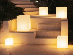New Garden Cuby buitenlamp led solar oplaadbaar dimbaar 40x40cm