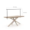 New Garden Garland Lift tafelframe uitschuifbaar 140/253cm