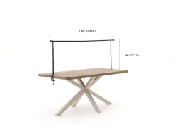 New Garden Garland Lift tafelframe uitschuifbaar 140/253cm