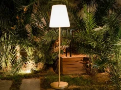 New Garden Lola slim staande buitenlamp led solar oplaadbaar dimbaar ø 28cm (h: 119cm)