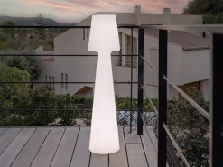 New Garden Lola staande buitenlamp led oplaadbaar dimbaar ø 45cm (h: 165cm)