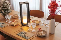 New Garden Siroco lantaarn led oplaadbaar dimbaar ø 18cm (h: 50cm)