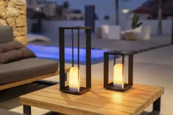 New Garden Siroco lantaarn led oplaadbaar dimbaar ø 18cm (h: 50cm)