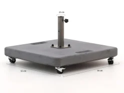 Parasolvoet verrijdbaar 125kg beton
