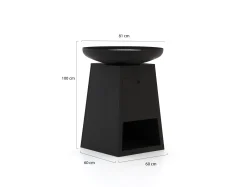 RedFire Premium Orion vuurschaal en barbecue ø80cm