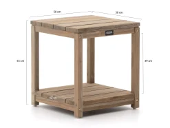 ROUGH-A bijzet tuintafel 50x50x55cm