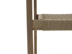 ROUGH-Batang Rope/ROUGH-X 100cm dining tuinset 3-delig stapelbaar
