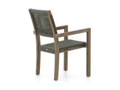ROUGH-Batang Rope/ROUGH-X 100cm dining tuinset 3-delig stapelbaar