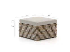 ROUGH-C lounge voetenbank 60x60cm