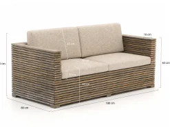 ROUGH-C stoel-bank loungeset 4-delig