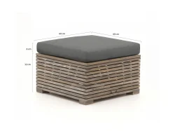 ROUGH-C stoel-bank loungeset 4-delig