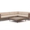 ROUGH-D hoek loungeset 5-delig 6-zits