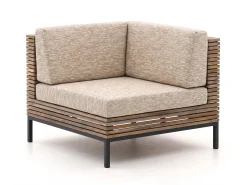 ROUGH-D hoek loungeset 5-delig 6-zits