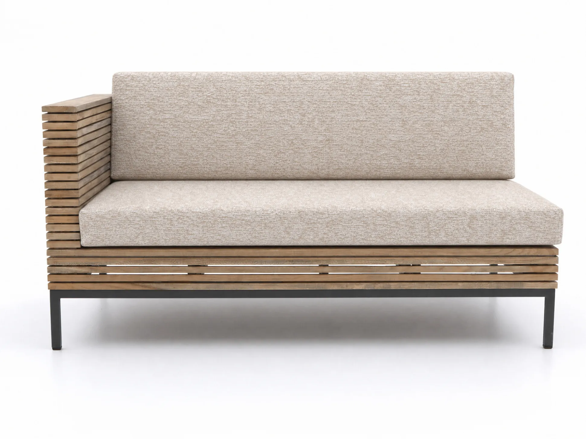 ROUGH-D hoek loungeset 4-delig 5-zits