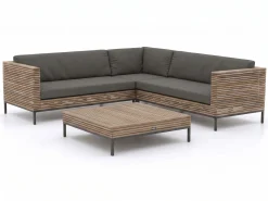 ROUGH-D hoek loungeset 4-delig 5-zits