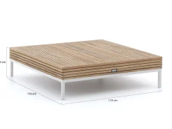ROUGH-D lounge tuintafel 110x110cm