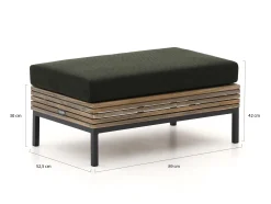 ROUGH-D lounge voetenbank 89x52,5cm