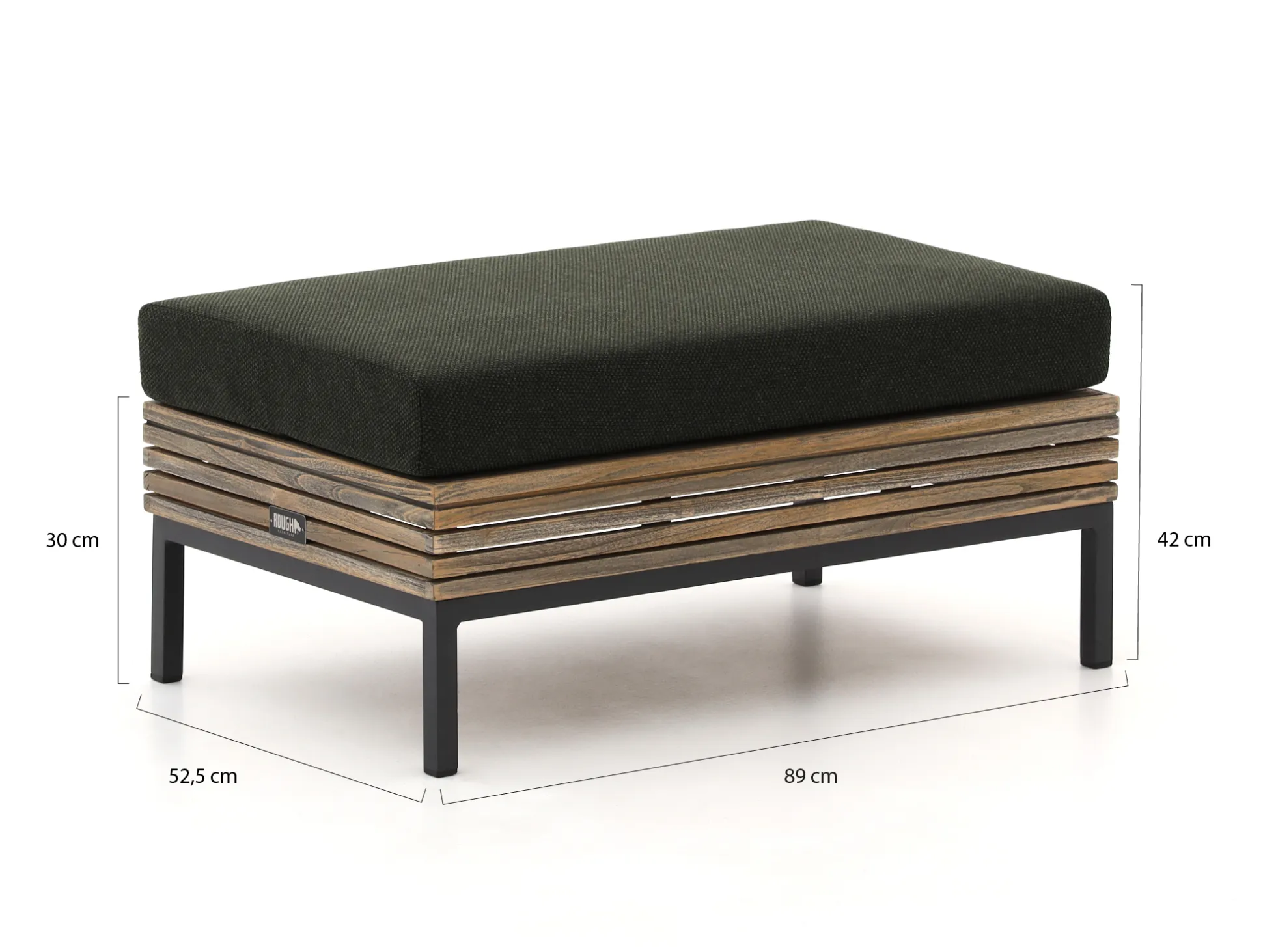 ROUGH-D lounge voetenbank 89x52,5cm