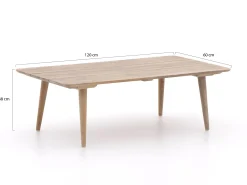 ROUGH-K lounge tuintafel 120x60x38cm
