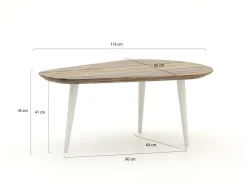 ROUGH-K lounge tuintafel 66x116x45cm