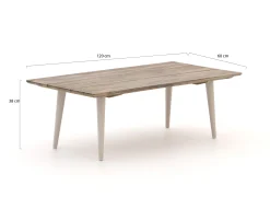 ROUGH-K lounge tuintafel 120x60x40cm