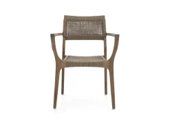ROUGH-L Rope/ROUGH-S 160cm dining tuinset 5-delig stapelbaar