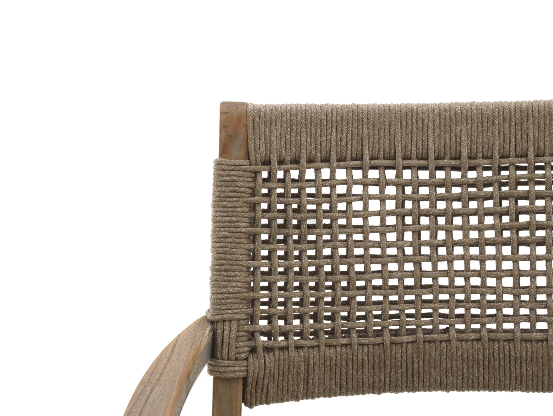 ROUGH-L Rope/ROUGH-S 160cm dining tuinset 5-delig stapelbaar