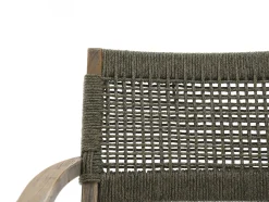ROUGH-L Rope/ROUGH-S 90cm dining tuinset 3-delig stapelbaar