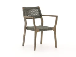 ROUGH-L Rope/ROUGH-S 90cm dining tuinset 3-delig stapelbaar