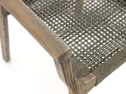 ROUGH-L Rope/ROUGH-S 90cm dining tuinset 3-delig stapelbaar