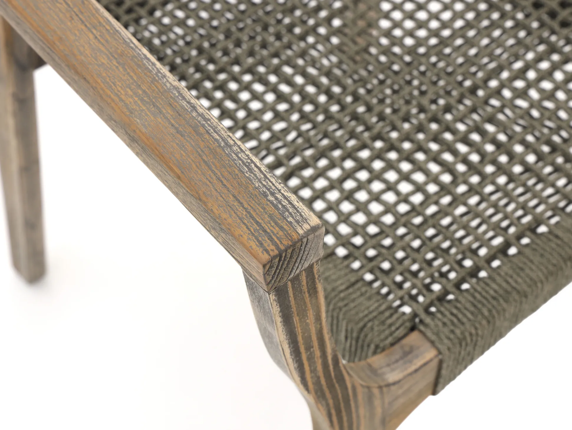 ROUGH-L Rope/ROUGH-S 160cm dining tuinset 5-delig stapelbaar