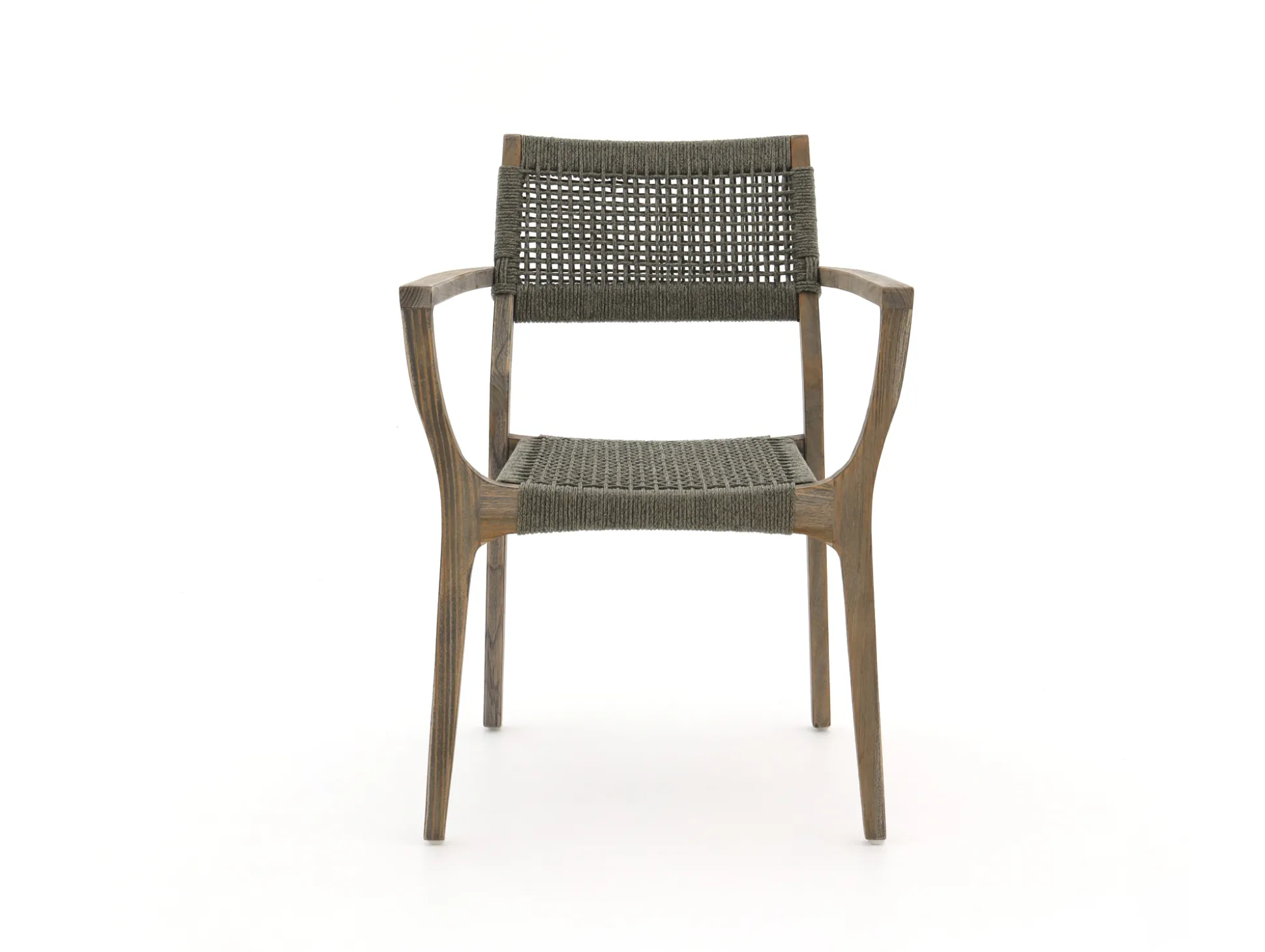 ROUGH-L Rope/ROUGH-S 160cm dining tuinset 5-delig stapelbaar