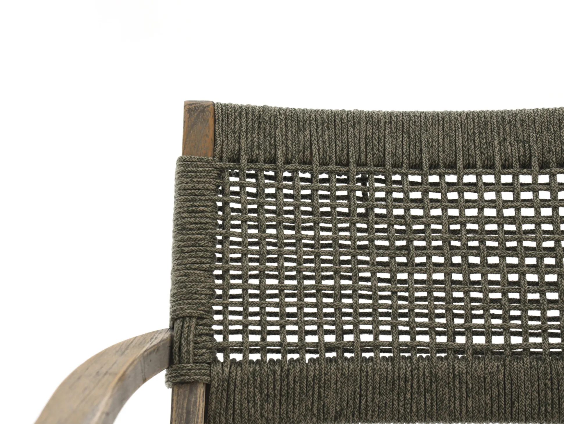 ROUGH-L Rope/ROUGH-S 160cm dining tuinset 5-delig stapelbaar