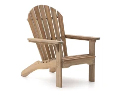 ROUGH-S Adirondack lounge tuinstoel met voetenbank