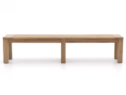 ROUGH-S 220cm dining tuinset met bank 5-delig stapelbaar