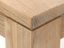 ROUGH-S 220cm dining tuinset met bank 5-delig stapelbaar