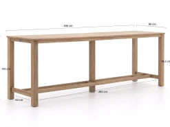 ROUGH-S/ROUGH-X 300cm barset 11-delig