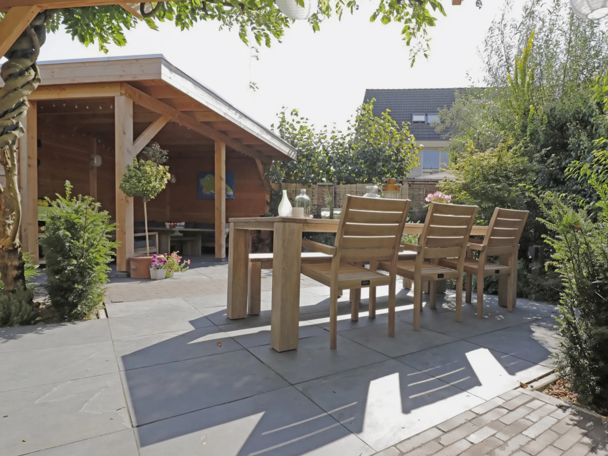 ROUGH-S/ROUGH-X 240cm dining tuinset 7-delig stapelbaar
