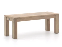 ROUGH-S/ROUGH-X 180cm dining tuinset met bank 4-delig stapelbaar