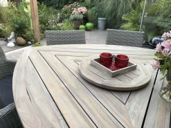 ROUGH-S Triangular dining tuintafel 170x170x170x76cm