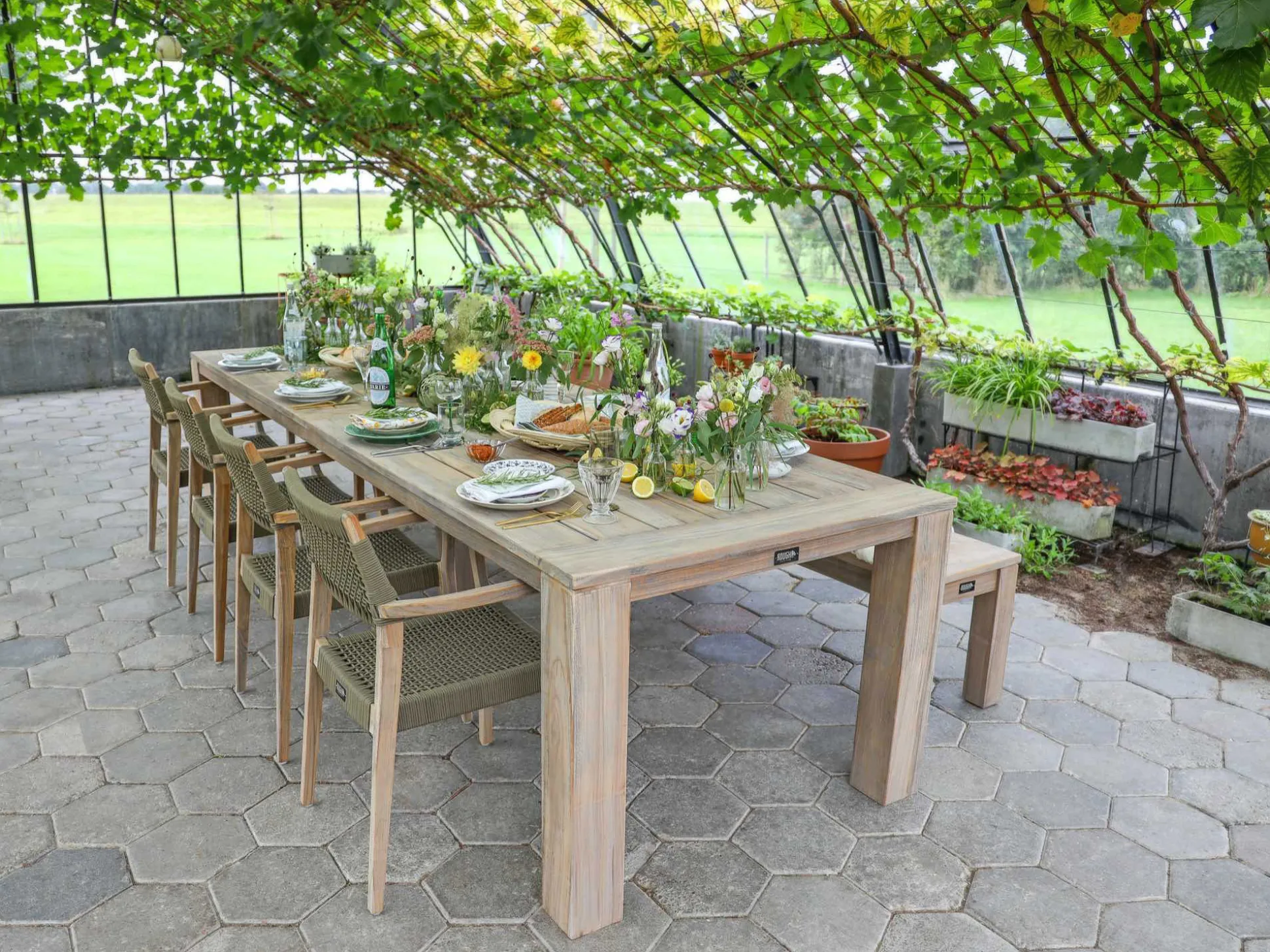 ROUGH-X dining tuintafel 320x100x76cm