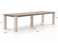 ROUGH-X dining tuintafel 320x100x76cm