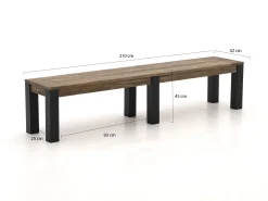 ROUGH-X picknickbank 210x42x45cm