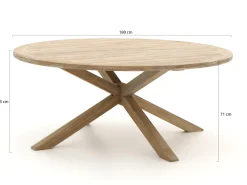 ROUGH-Y dining tuintafel ø 180cm (h:75cm)