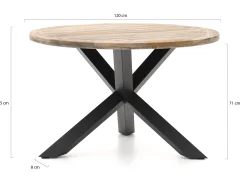 ROUGH-Y dining tuintafel ø 120cm (h:75cm)