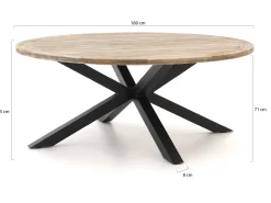 ROUGH-Y dining tuintafel ø 180cm (h:75cm)