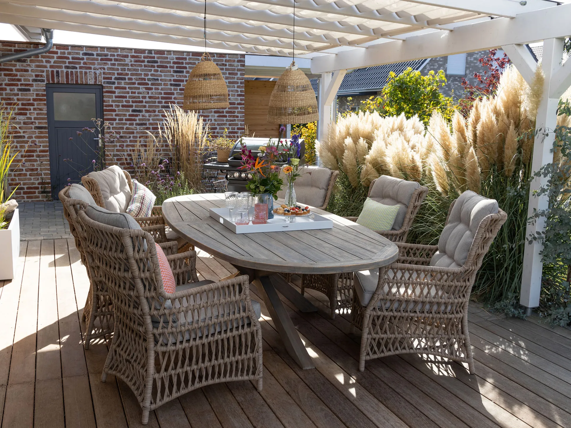 ROUGH-Y Ellips dining tuintafel 280x130cm