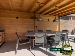 ROUGH-Y Ellips dining tuintafel 200x110cm